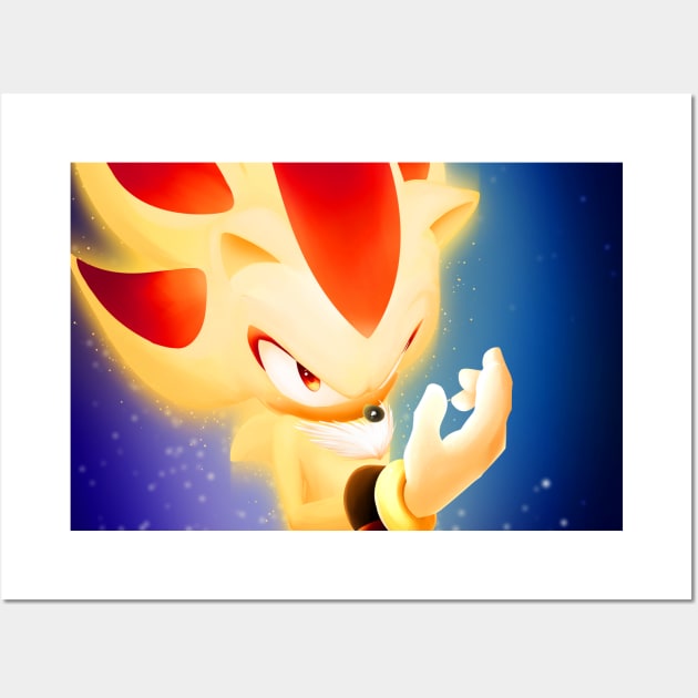 Super Shadow - Close Up Wall Art by TheSonicProf